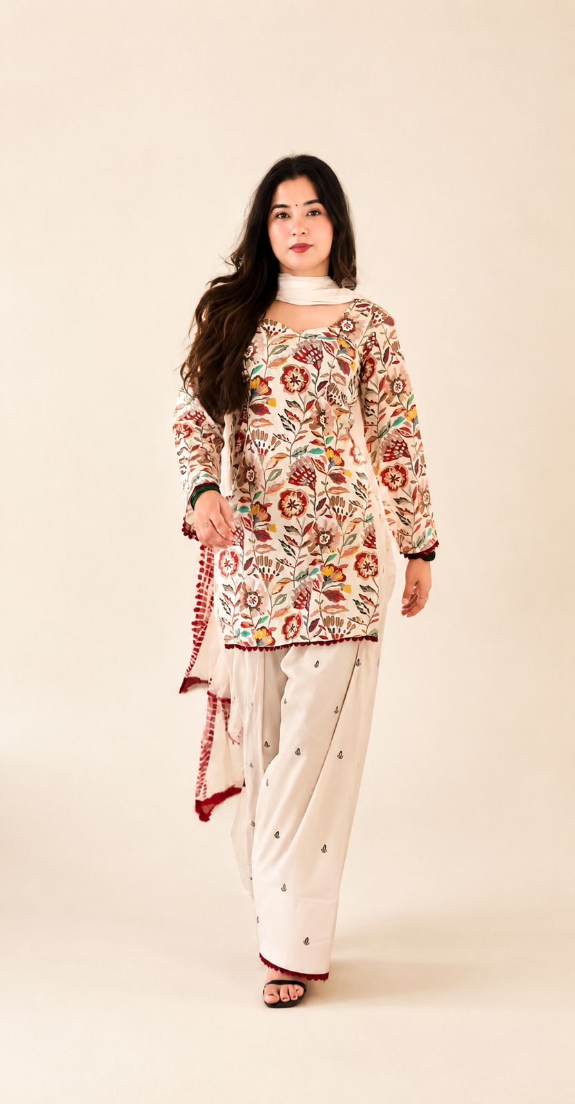 Autumn Bloom Farshi Suit Set