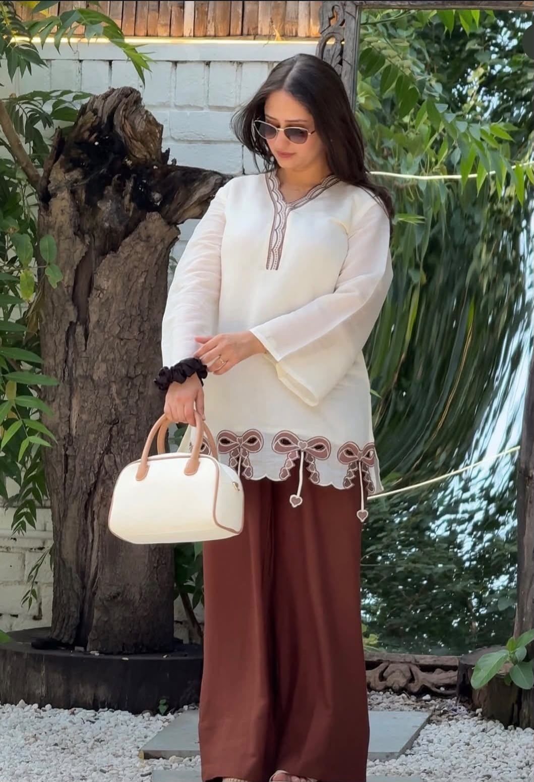 Cotton Bow Co-ord Set