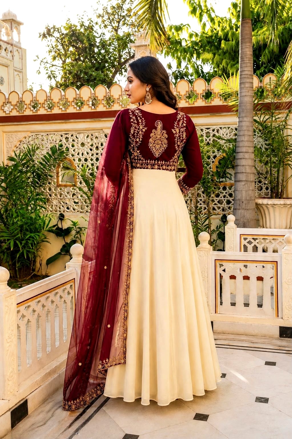 Designer 3-piece Gown Set