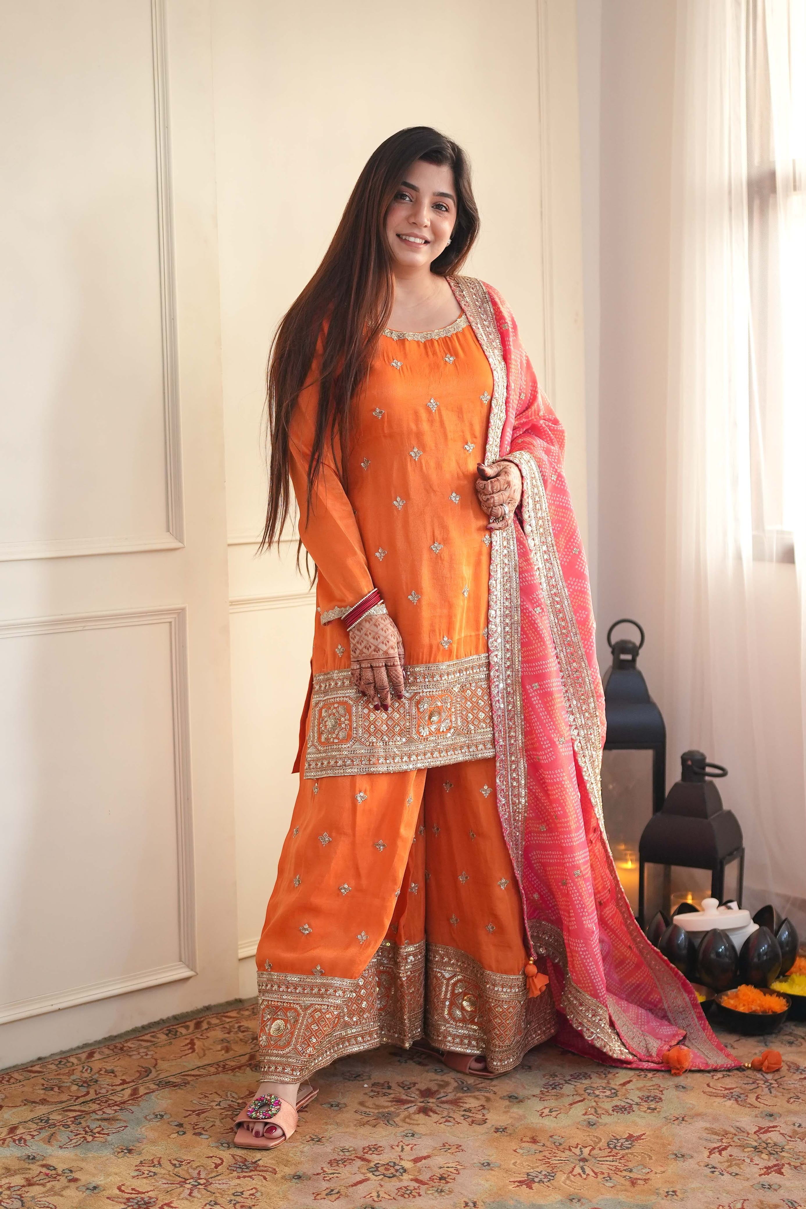Designer Palazzo Set