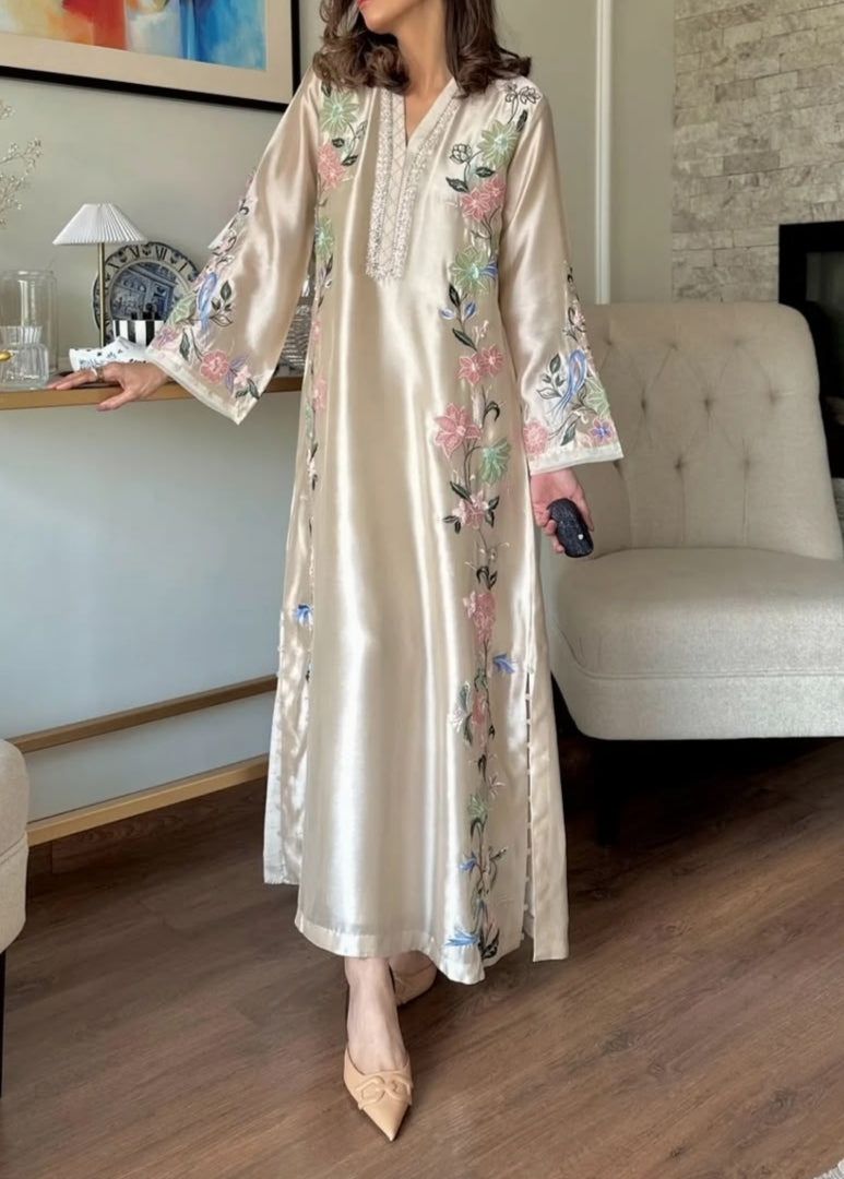 Designer Roman Glass Kaftan Set