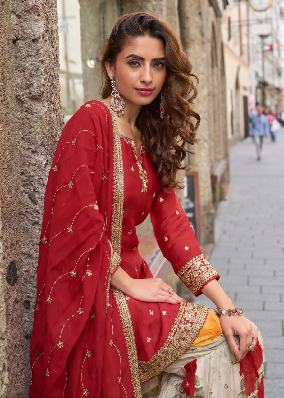Designer Sharara Set