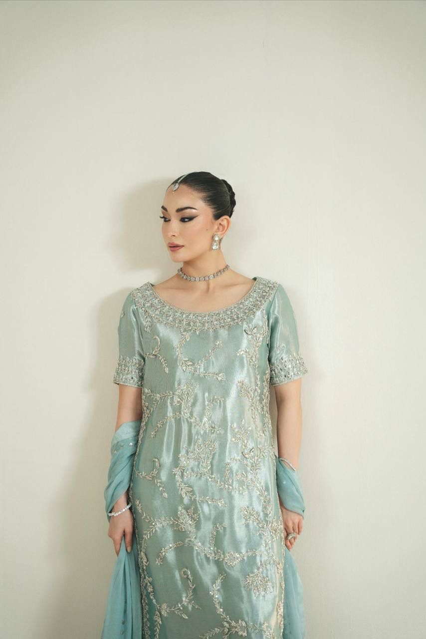 Designer Silk Suit Set