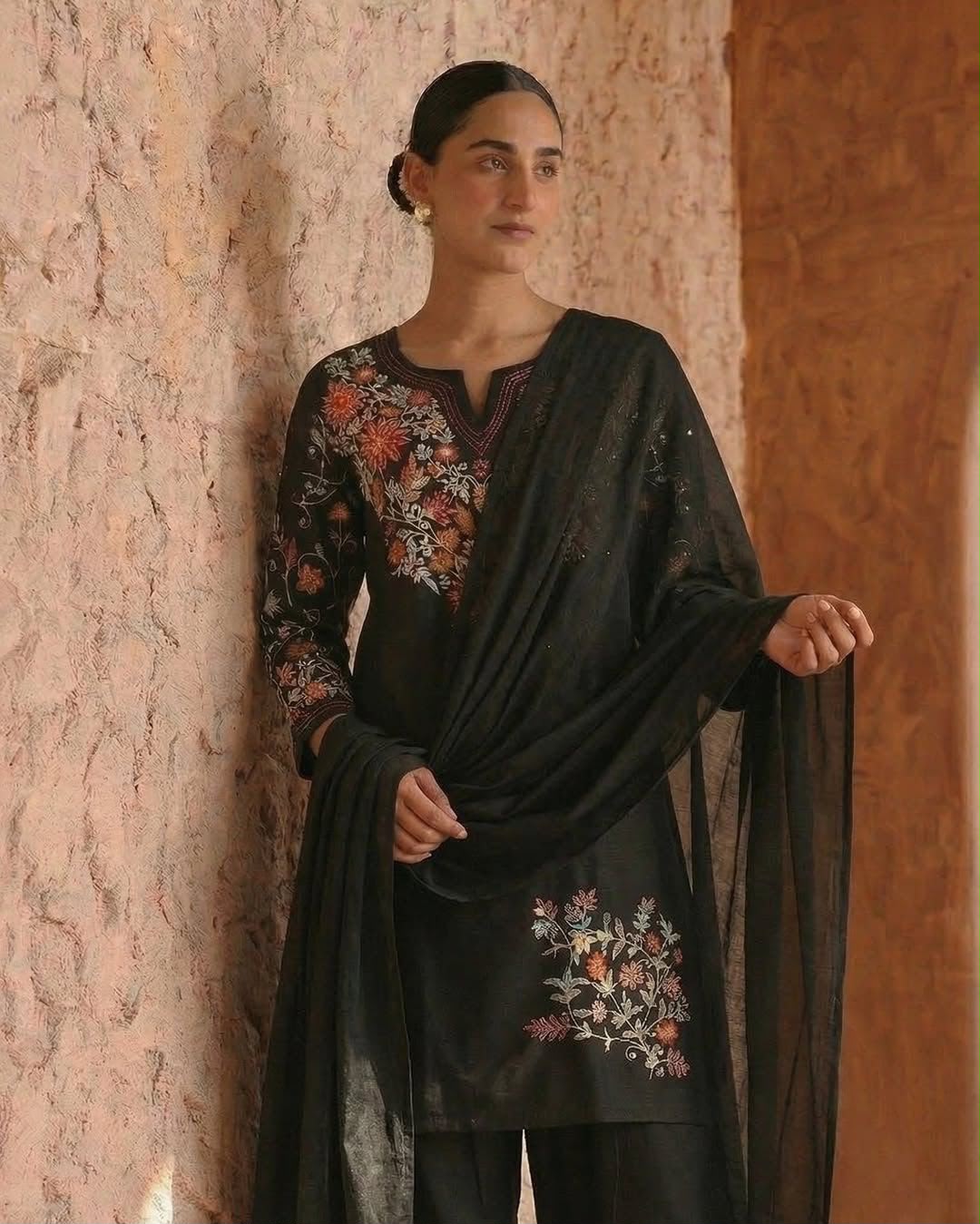 Designer Top with Farshi Salwar