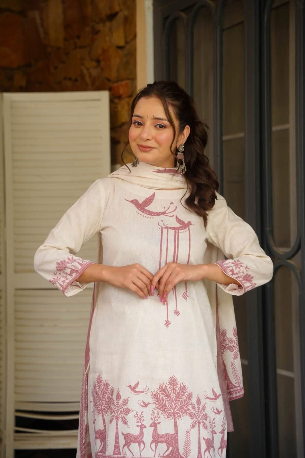 Elegance & Glamour in Khadi Cotton