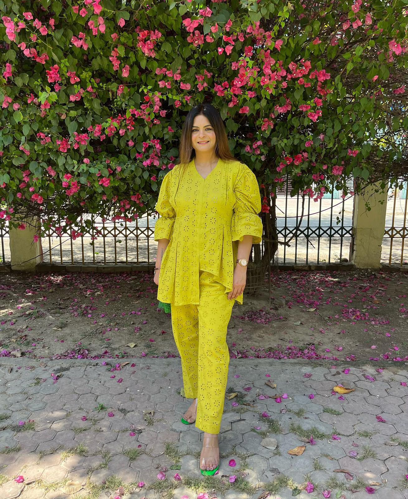 Elegance in Chikankari Co-ord Set