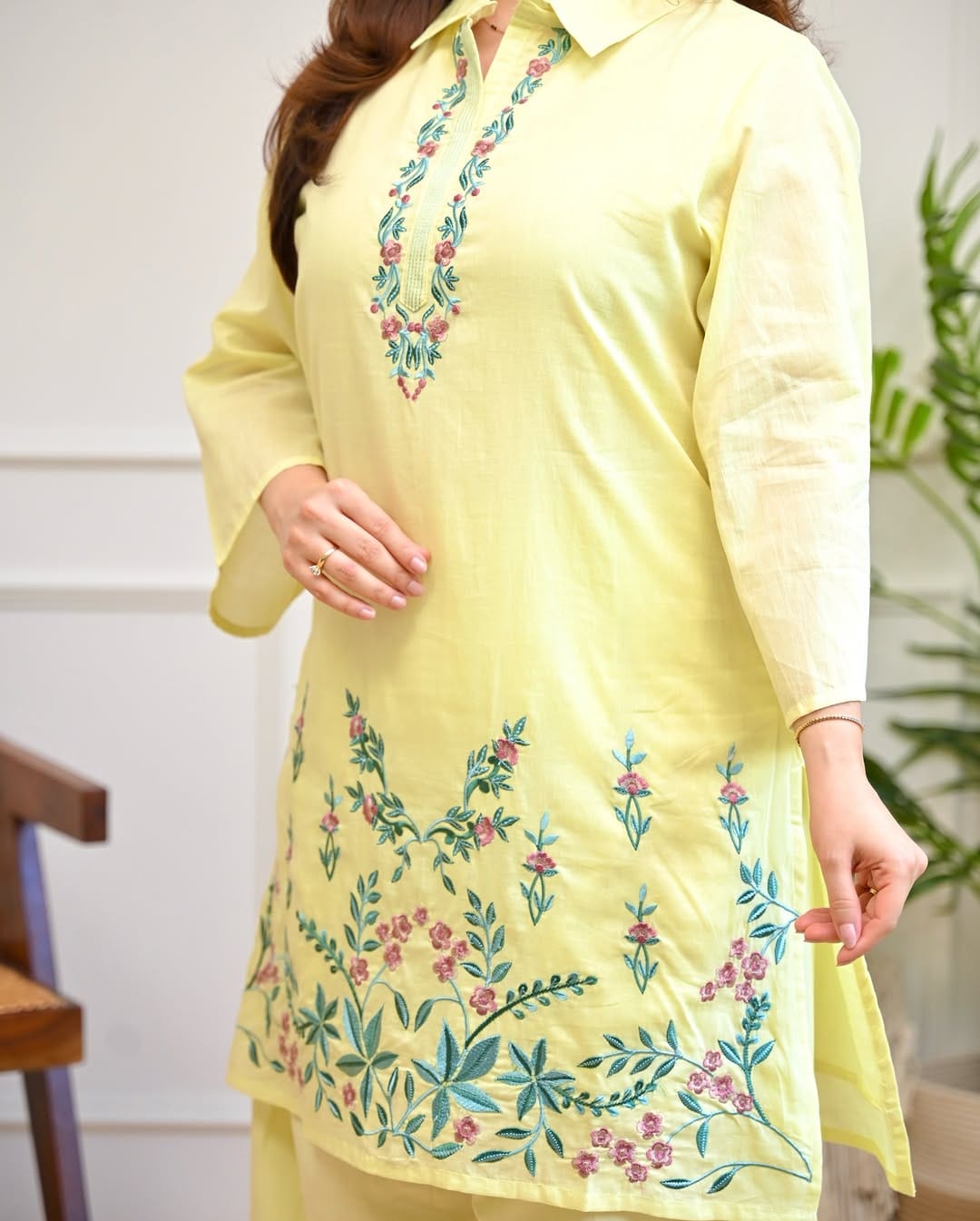 Embroidered Co-ord Set