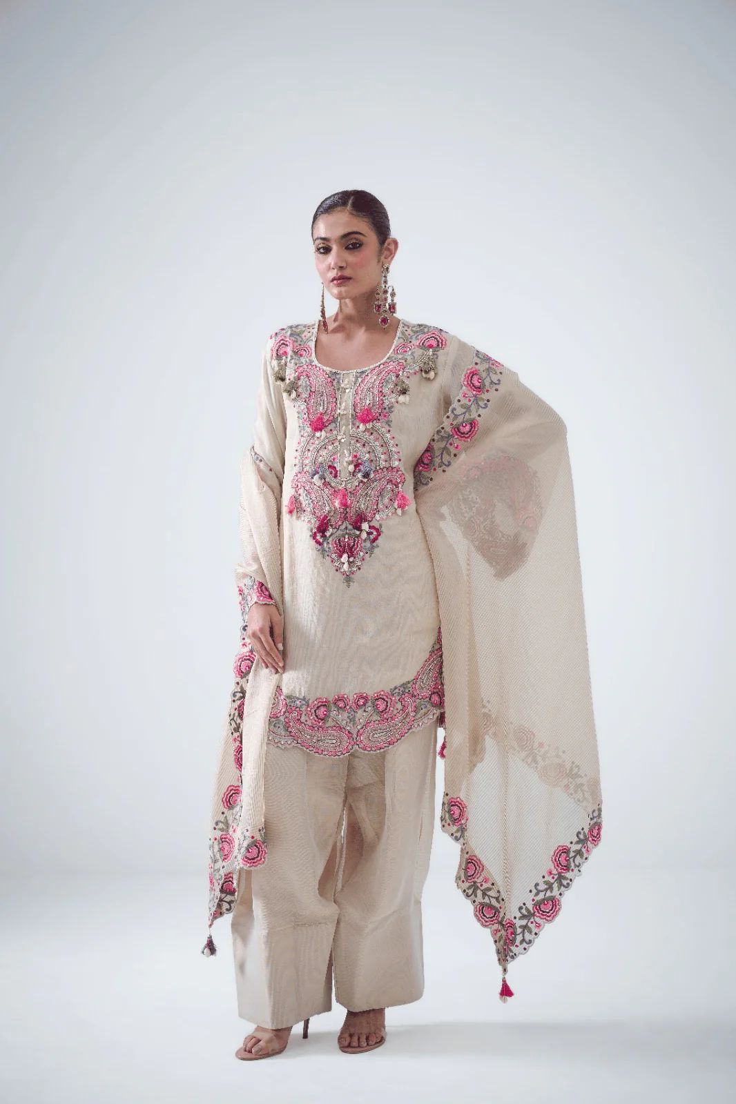 Embroidered Georgette Set
