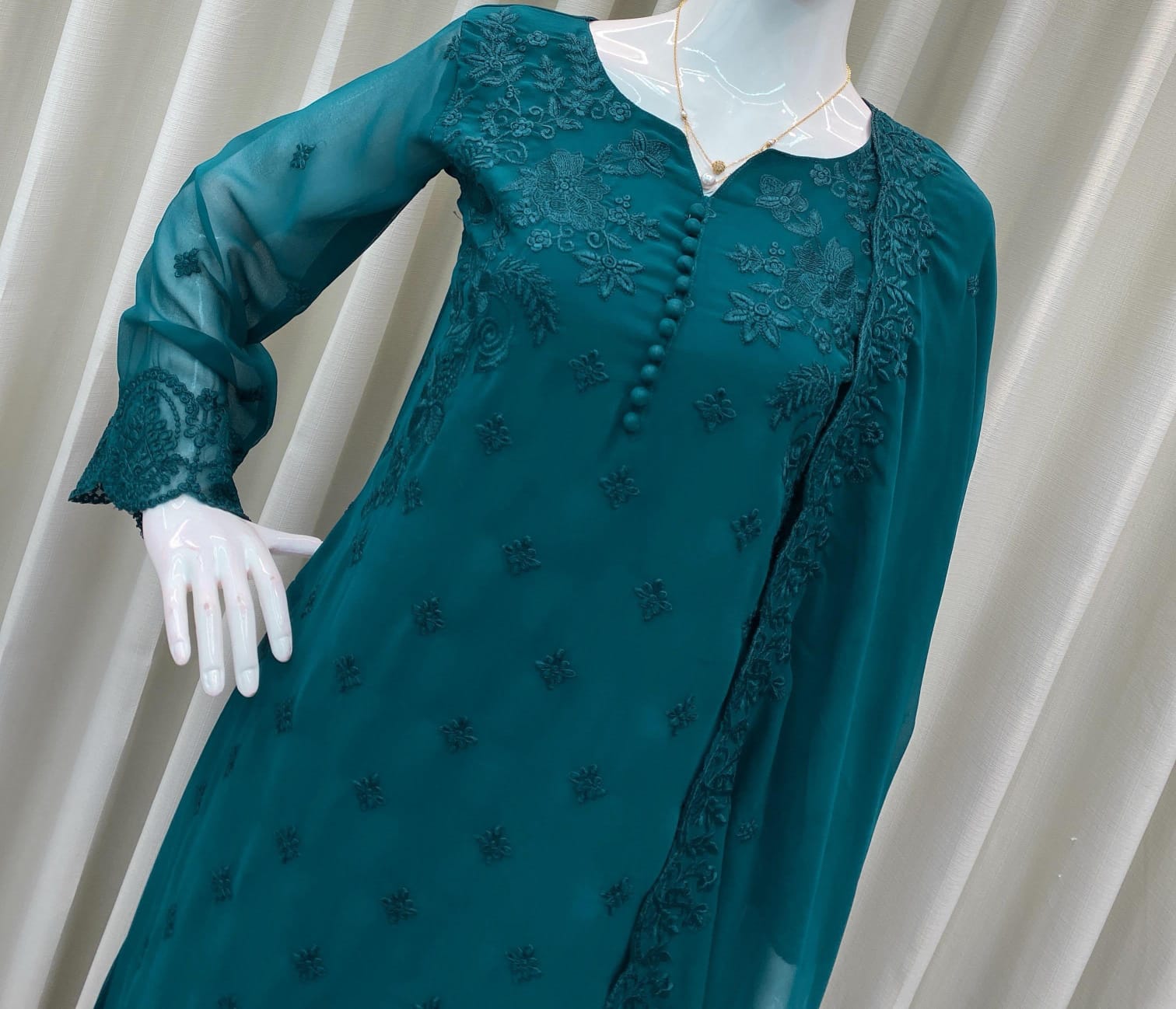 Embroidered Suit Set