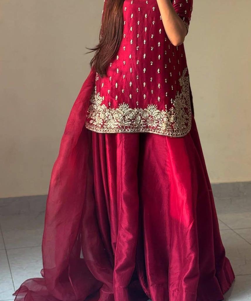 Farshi Kurti-Palazzo with Dupatta Set