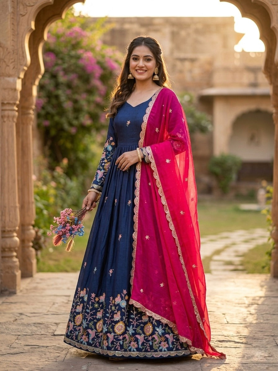 Fendi Silk Gown Set
