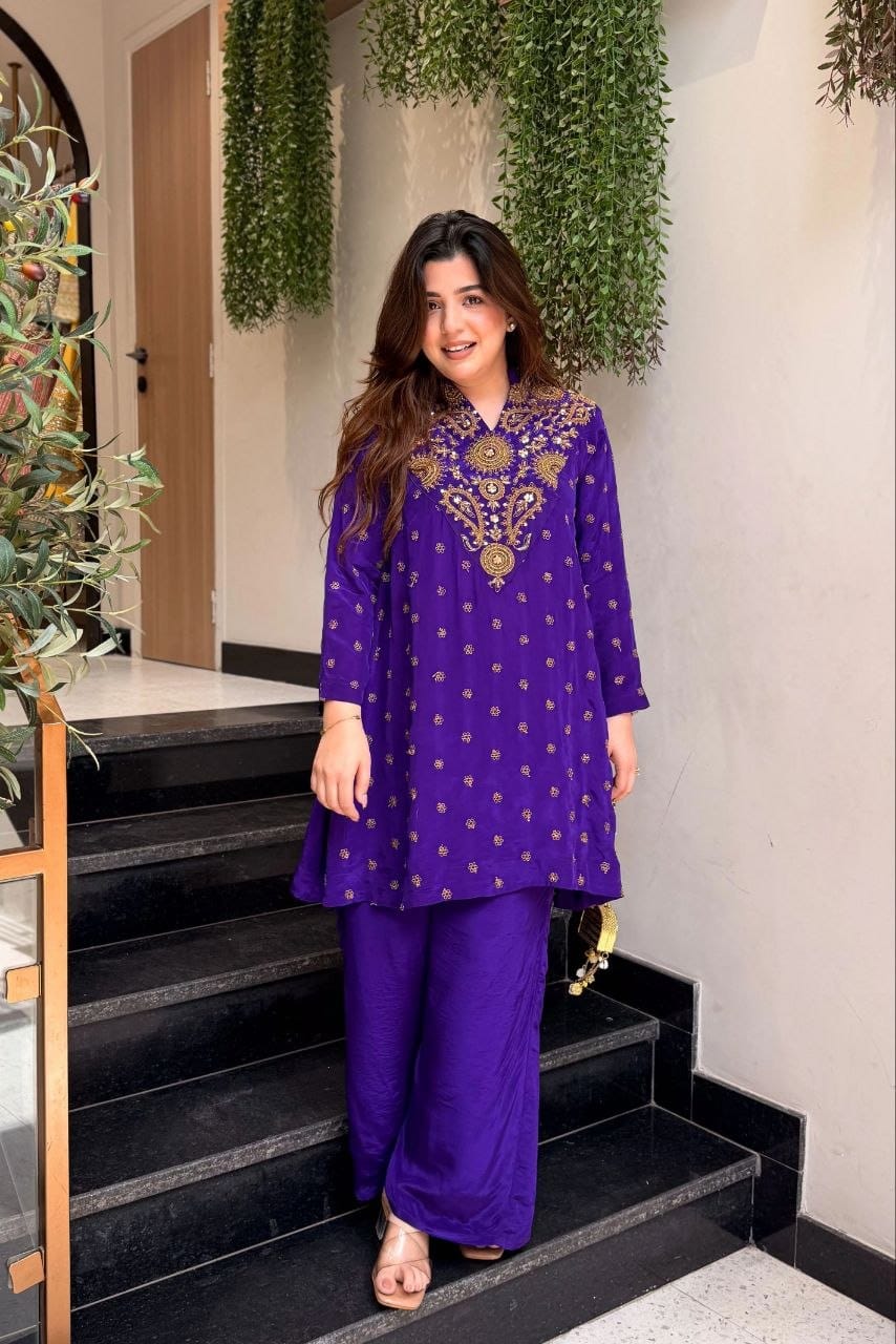 French Crepe Co-ord Set
