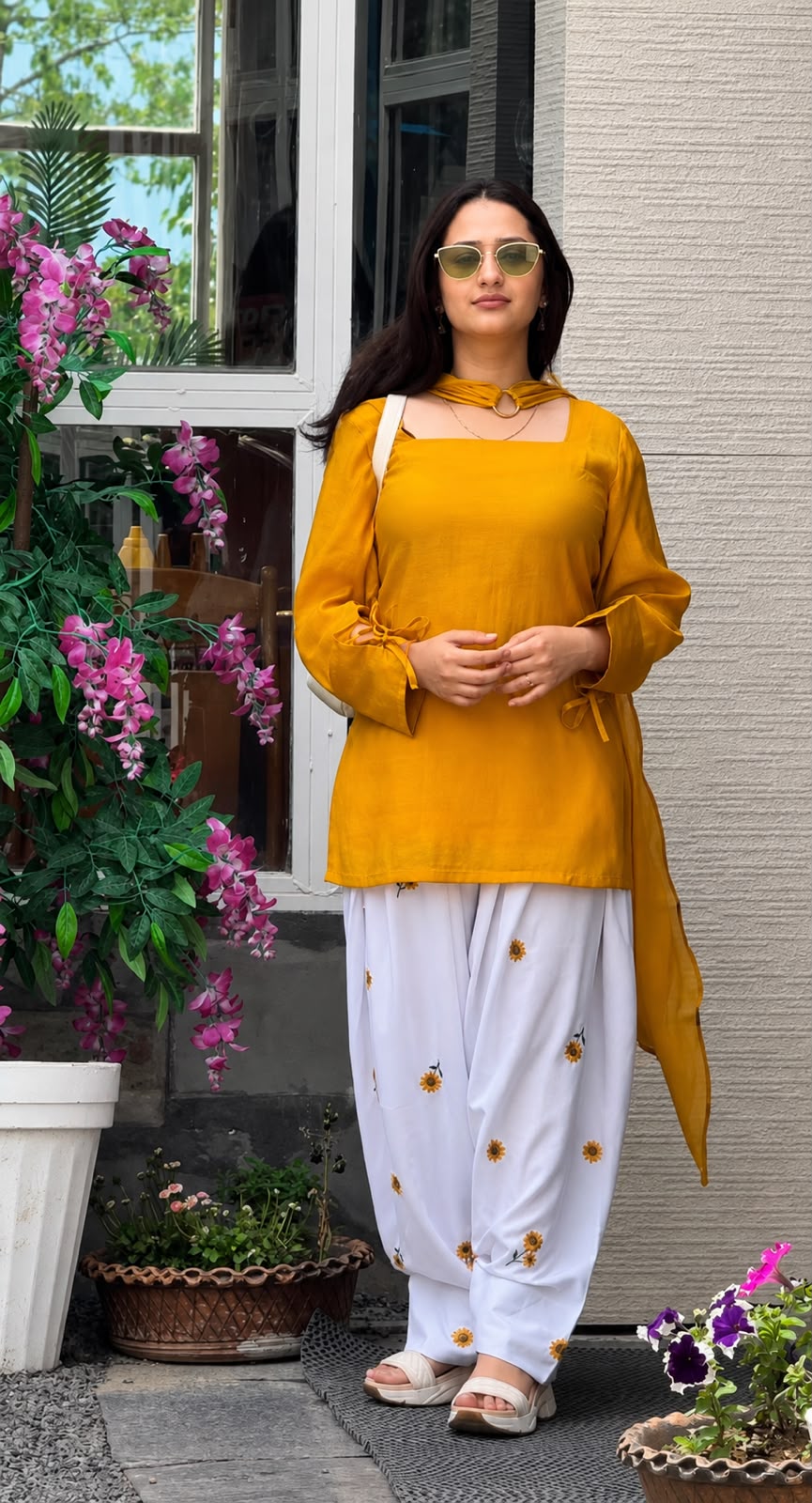 Mustard Muse Farshi Salwar Set