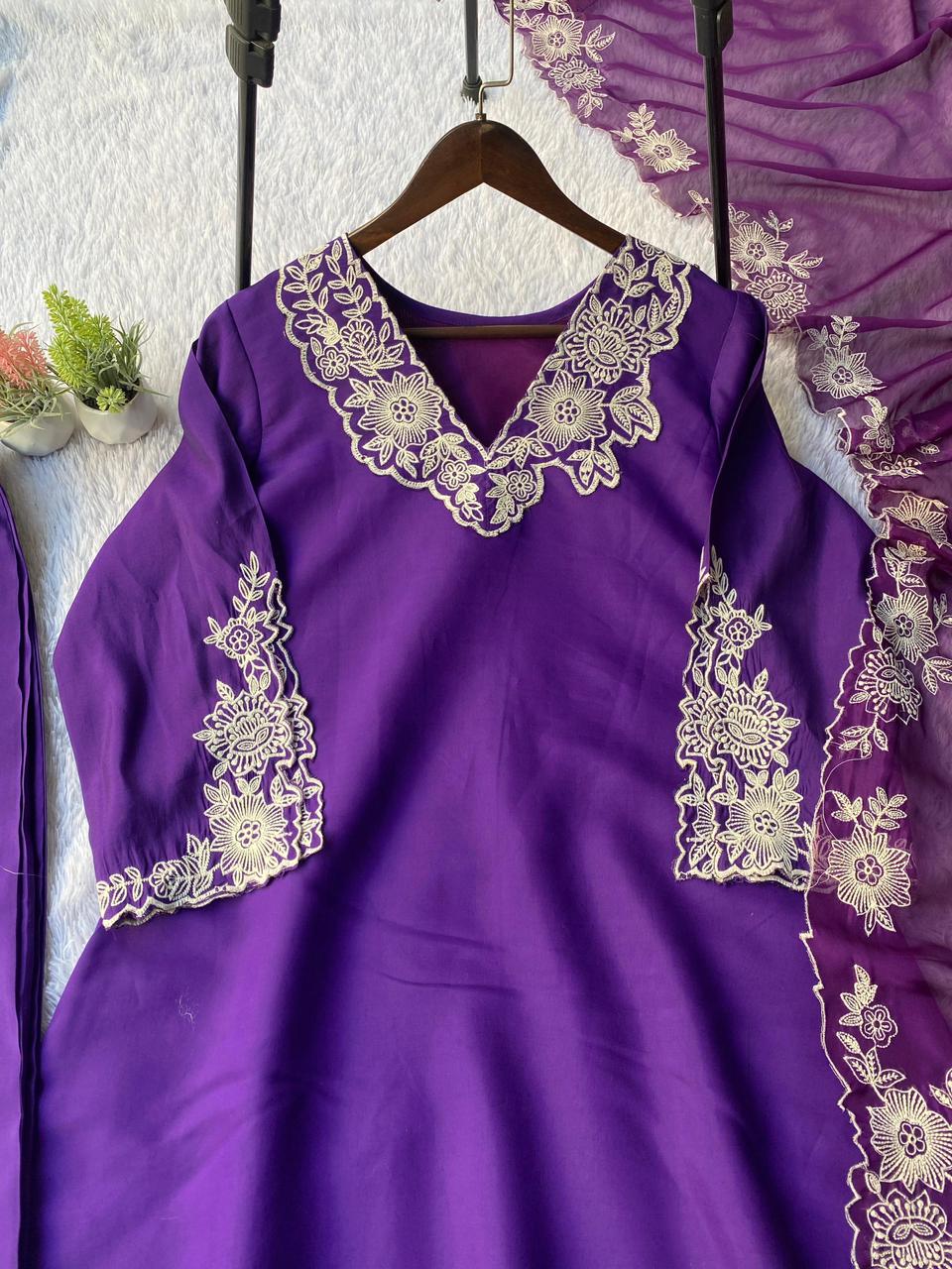 Orchid Elegance Suit Set