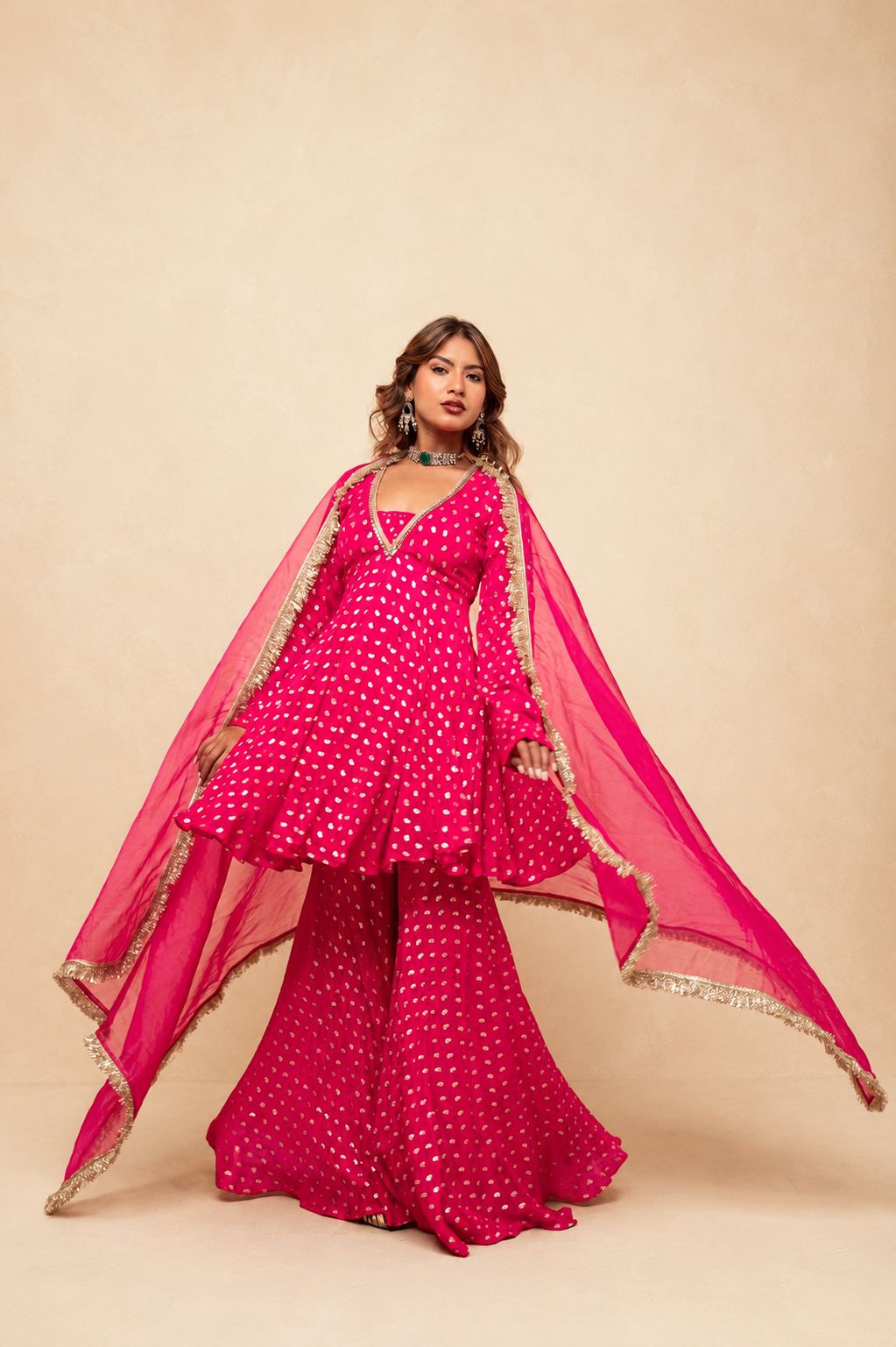 Rani Noor Sharara Set