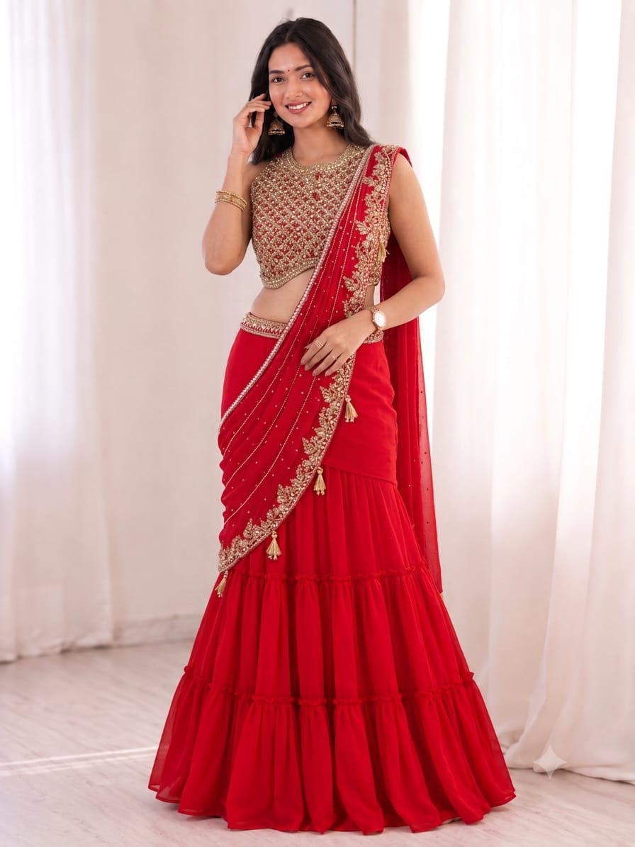 Sparkle & Elegance Lehenga Choli Set