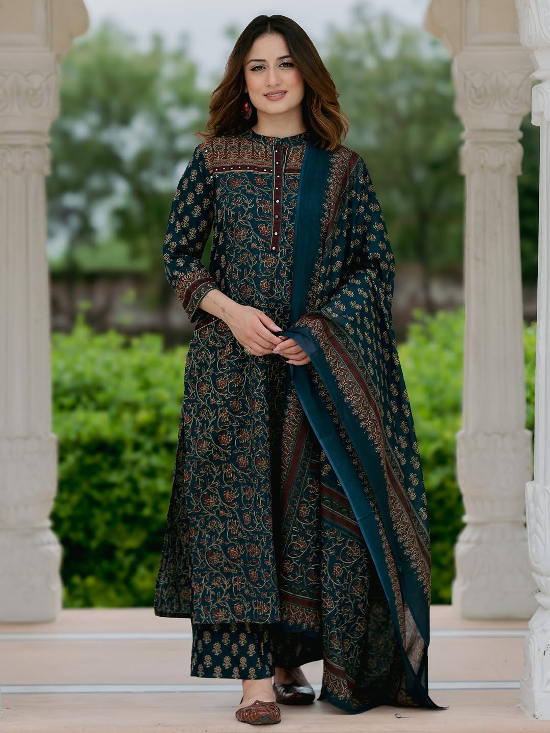 3-pc Cotton Suit Set