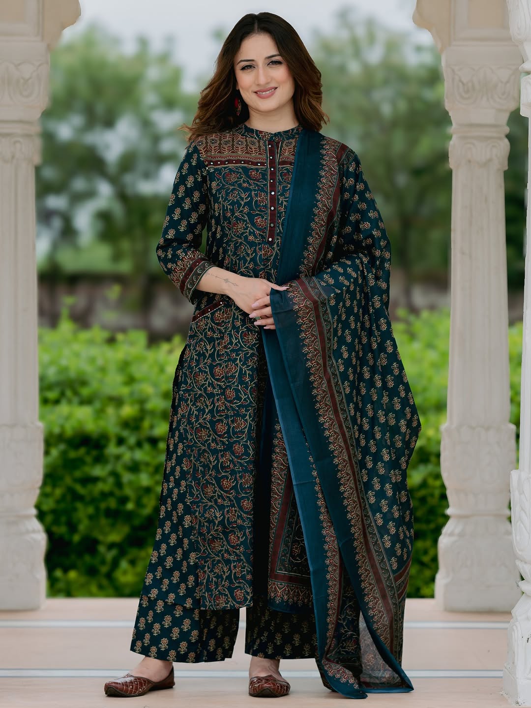 3-pc Cotton Suit Set
