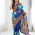 3D Print Peacock Saree