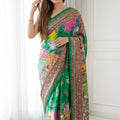 3D Print Peacock Saree