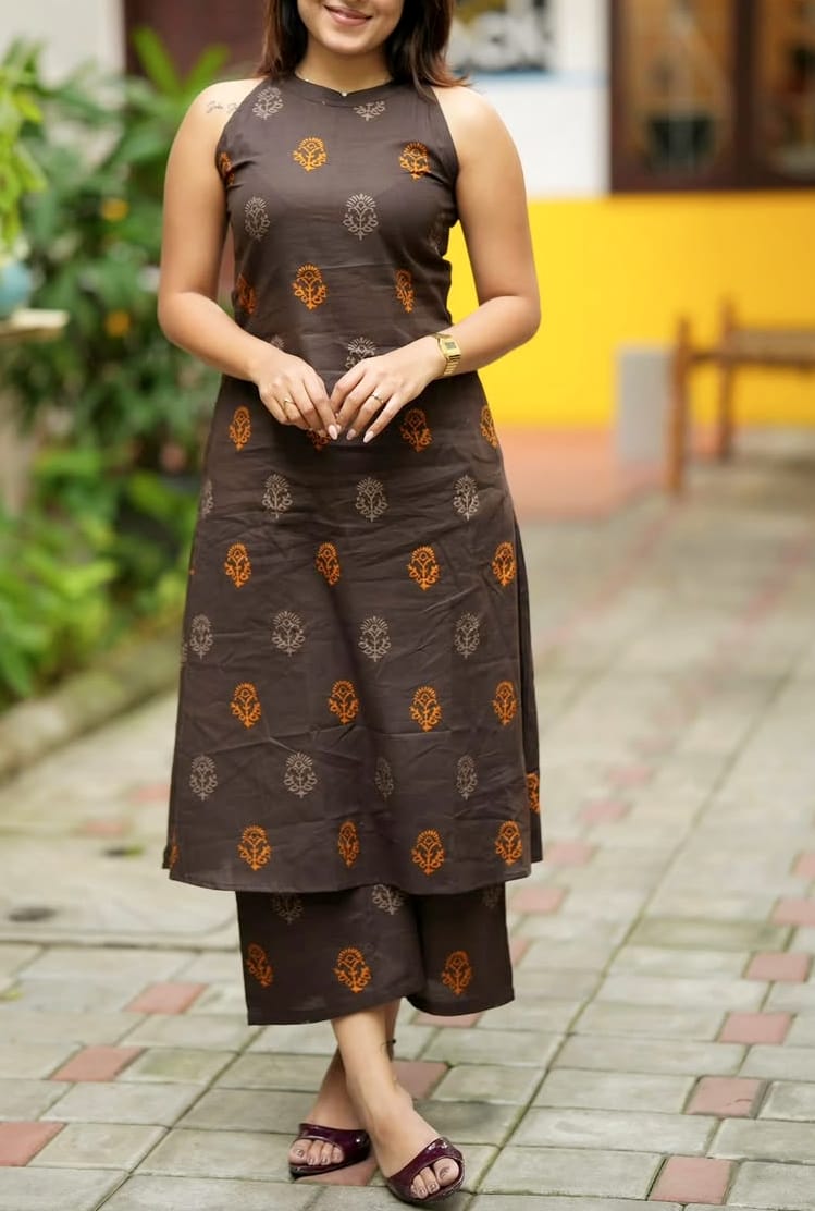 A-line Kurta with Palazzo