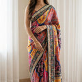 Ajarakh Print Saree