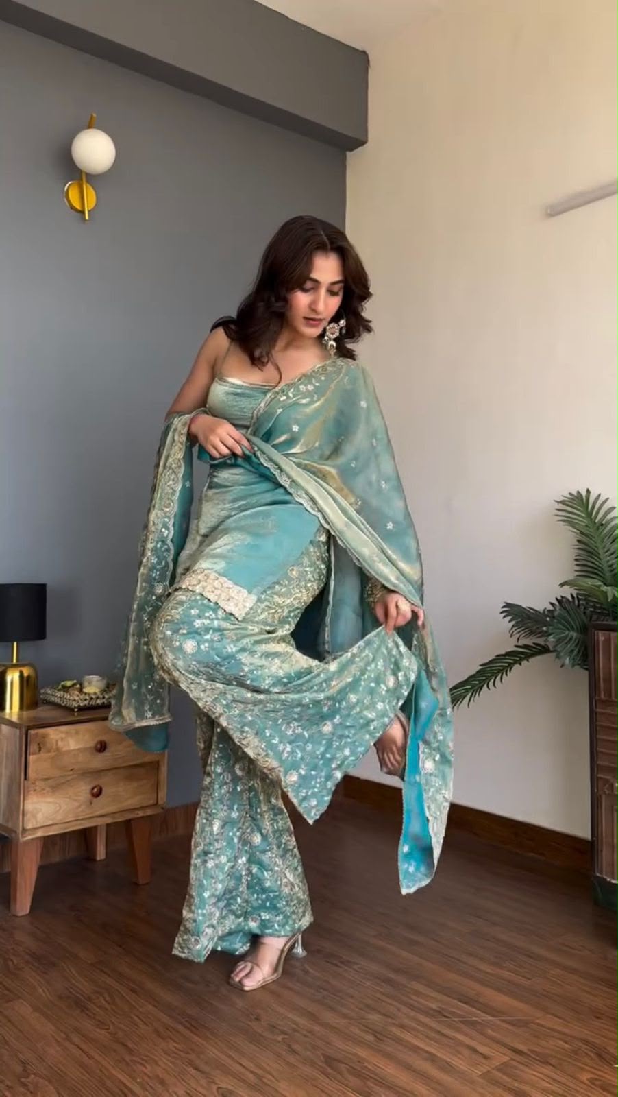 Aqua Grace Palazzo Set