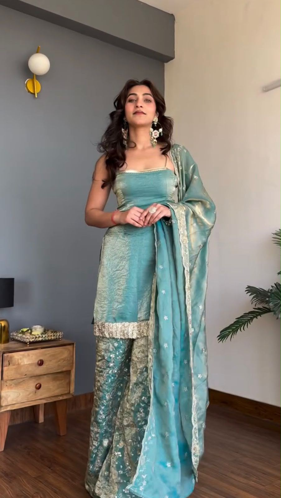 Aqua Grace Palazzo Set