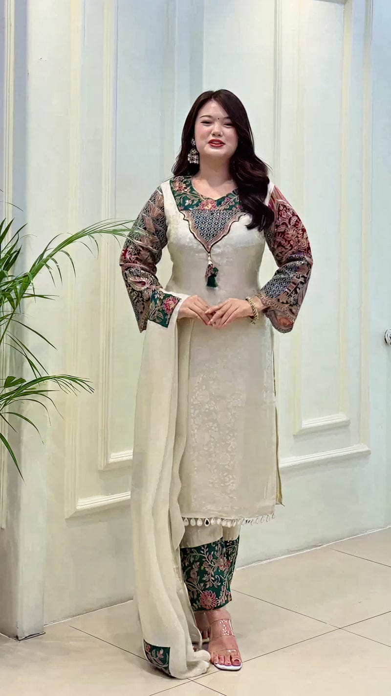 Banarasi Weaving Suit Set