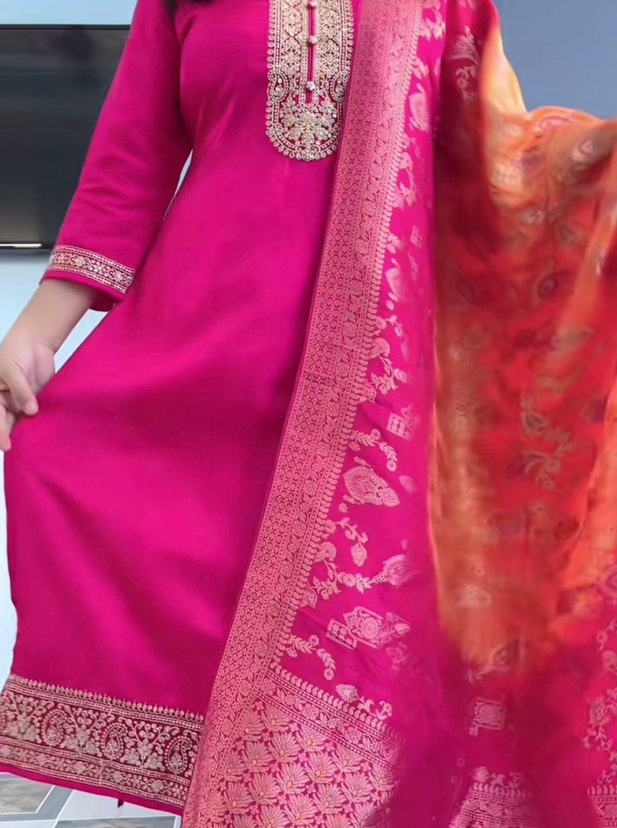 Banarasi Jacquard Suit Set