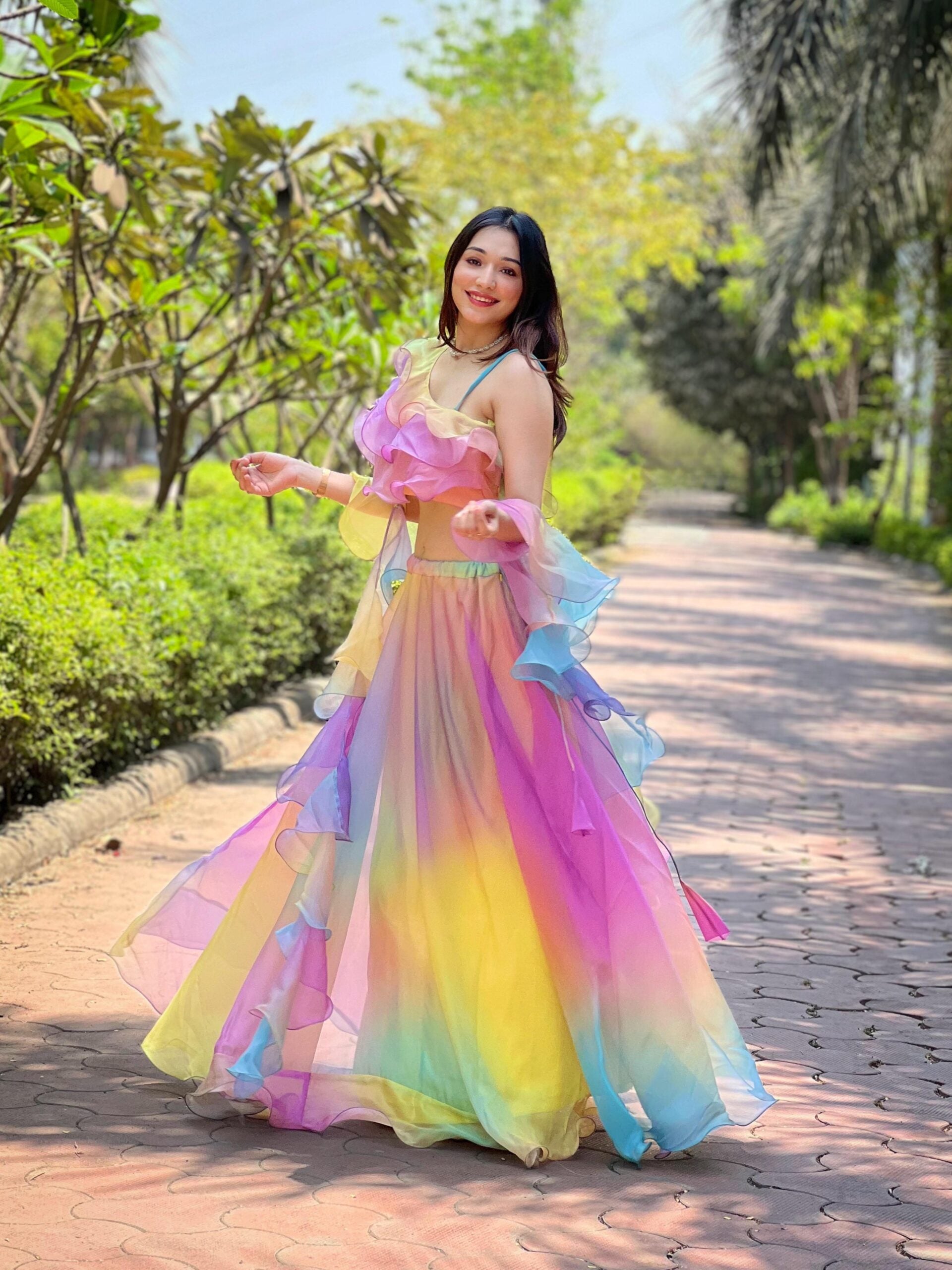 Beautiful Digital Print Lehenga
