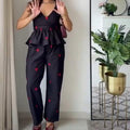 Bold Black Co-ord set