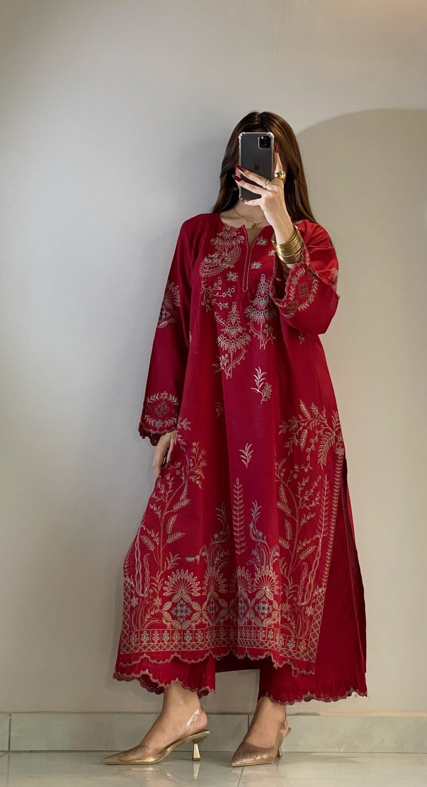 Bold Blossom Red 3-piece Set