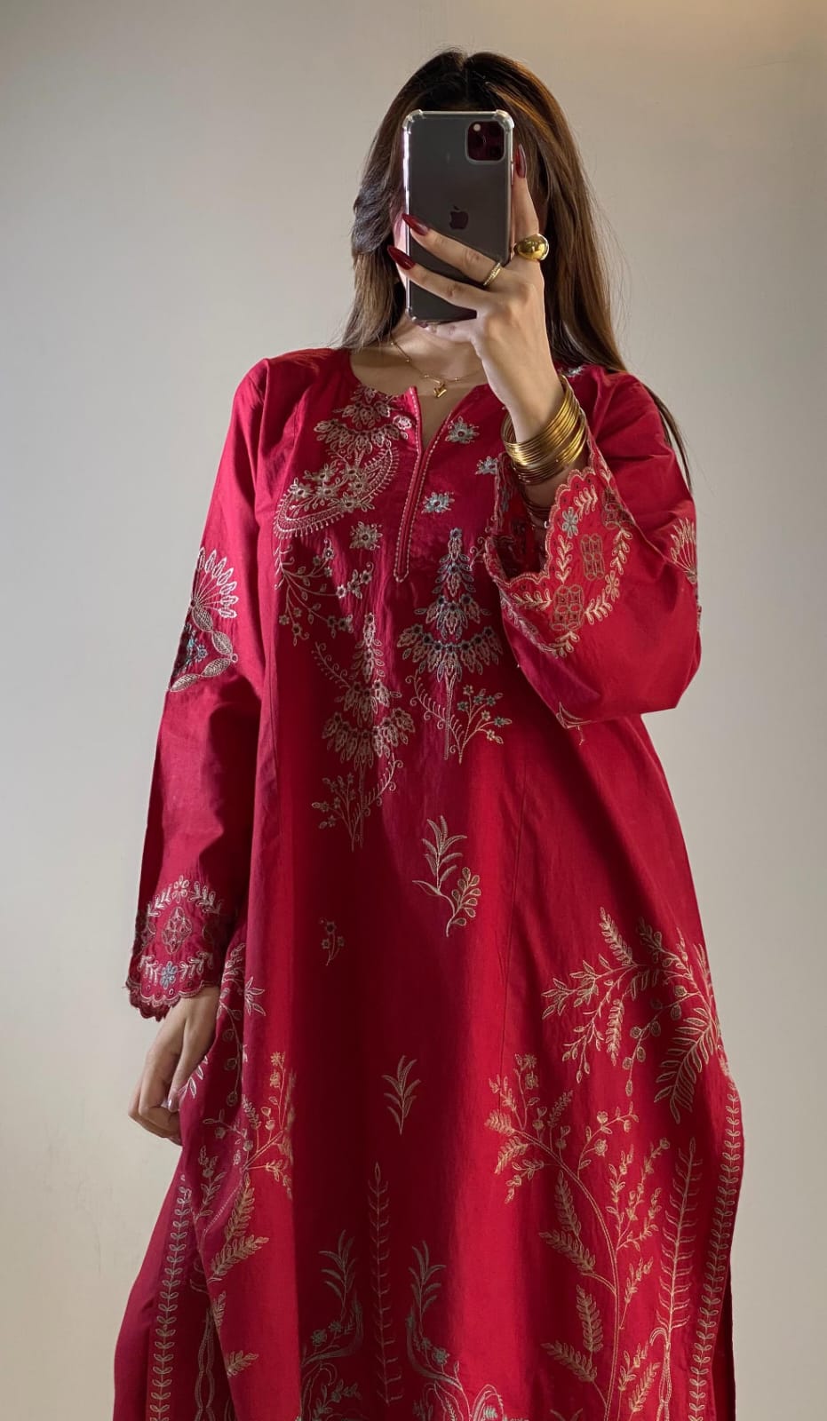 Bold Blossom Red 3-piece Set