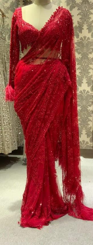 Bollywood Blockbuster Sequins Net Saree