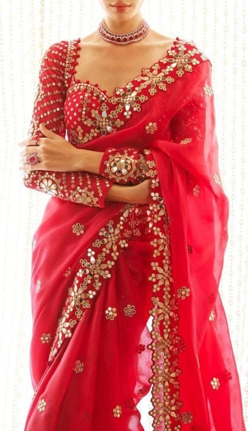 Bollywood Original Mirror Design Saree