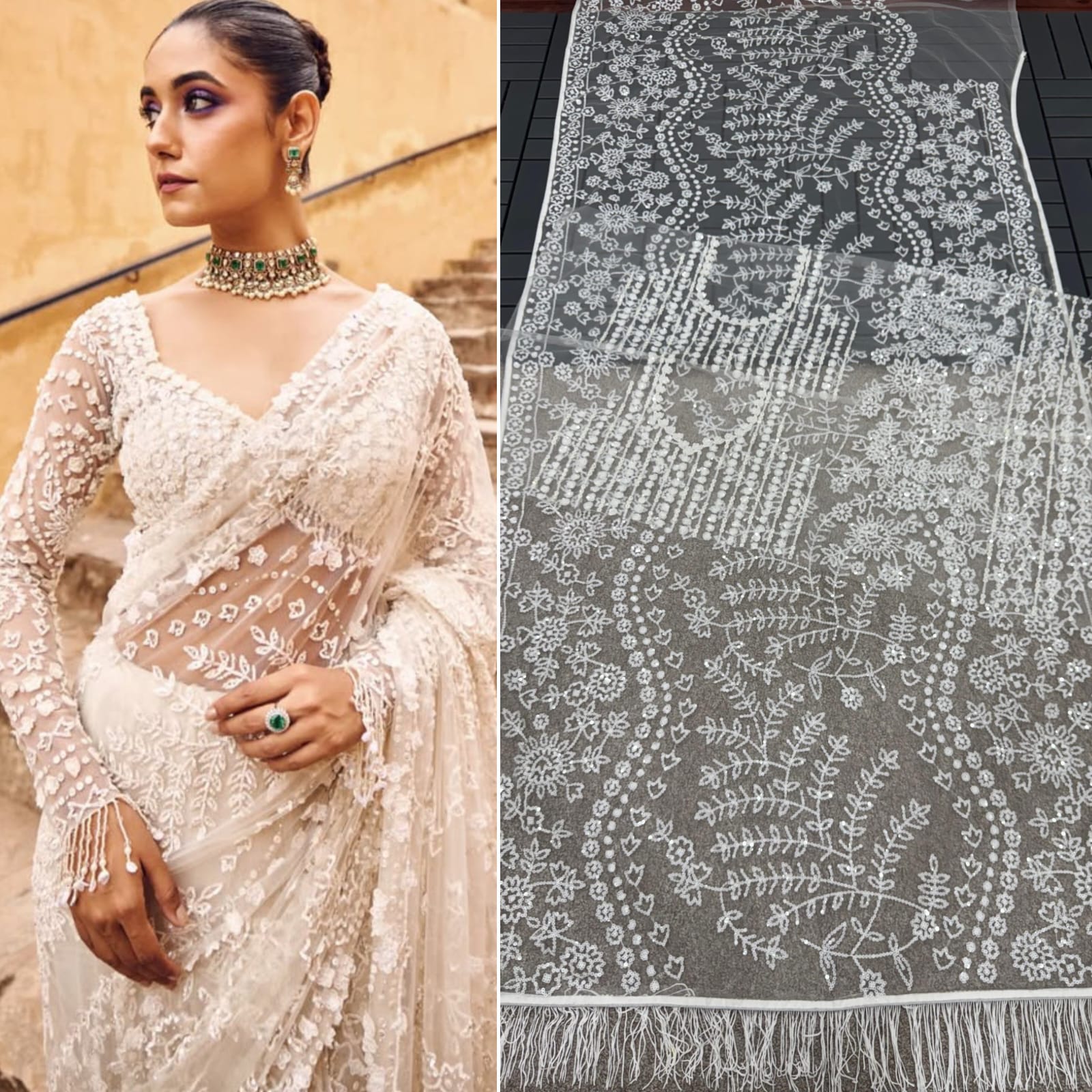 Bollywood Style Net Saree
