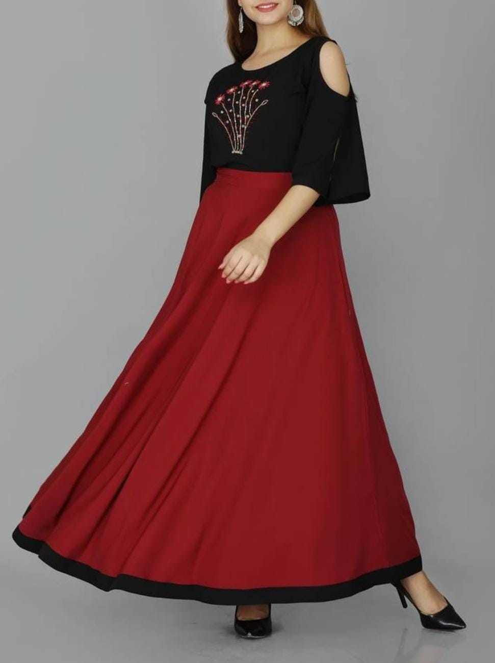 Chic Top & Skirt Set