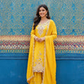 Chinon Sequence Embroidered Palazzo Set