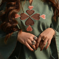 Cotton Co-ord set with Embroidery