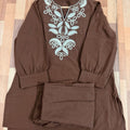 Cotton Embroidered Co-ord Set