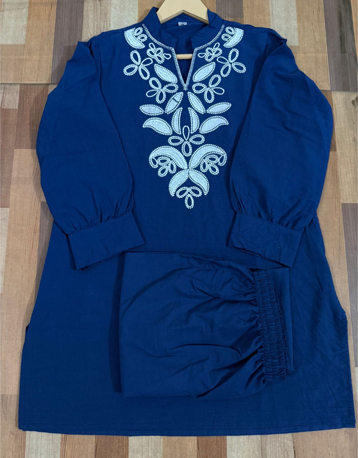 Cotton Embroidered Co-ord Set