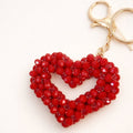 Crystal Heart Keychain