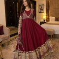 Dazzling Sequins Gown Set