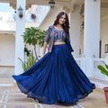 Designer 3-PC Lehenga Choli with Koti