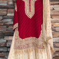 Designer Heavy Faux Georgette Sharara Suit Set