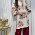 Designer Kurti Dupatta Pant set