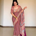 Designer Soft Chinnon Saree