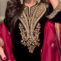 Designer Viscose Velvet Set
