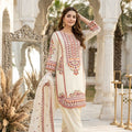 Designer Chanderi Top, Palazzo & Dupatta Set